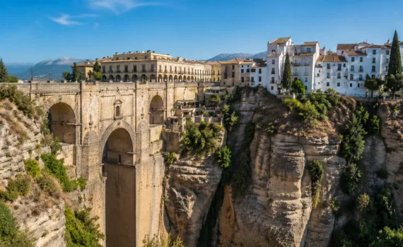 Puente Nuevo de Ronda sobre el desfiladero del Tajo